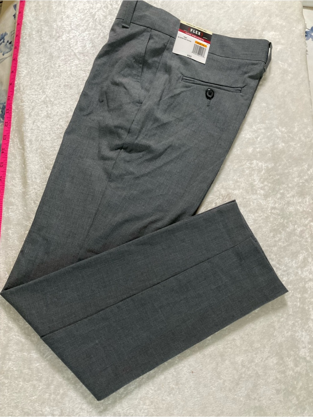Van Heusen Charcoal Gray Dress Pants for Boys
